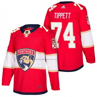 Camiseta Hockey Florida Panthers Owen Tippett Autentico Primera 2018 Rojo