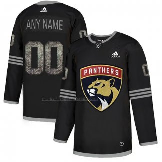 Camiseta Hockey Florida Panthers Personalizada Black Shadow Negro