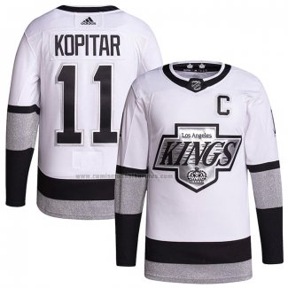 Camiseta Hockey Los Angeles Kings Anze Kopitar Alterno Autentico 2021-22 Blanco