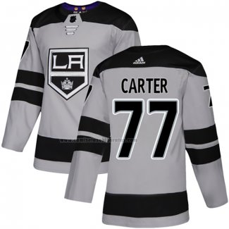 Camiseta Hockey Los Angeles Kings Jeff Carter Alterno Autentico Gris