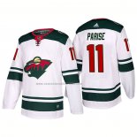 Camiseta Hockey Minnesota Wild Zach Parise Segunda 2017-2018 Blanco