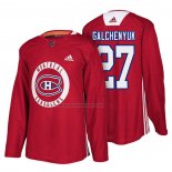 Camiseta Hockey Montreal Canadiens Alex Galchenyuk New Season Practice Rojo