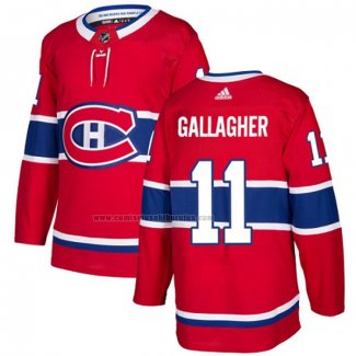 Camiseta Hockey Nino Montreal Canadiens Brendan Gallagher Primera Autentico Rojo