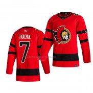 Camiseta Hockey Ottawa Senators Brady Tkachuk Rojo