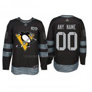 Camiseta Hockey Pittsburgh Penguins Personalizada Negro