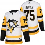 Camiseta Hockey Pittsburgh Penguins Ryan Reaves Autentico Segunda 2018 Blanco