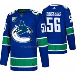 Camiseta Hockey Vancouver Canucks Guillaume Brisebois 2019-20 Primera Autentico Azul