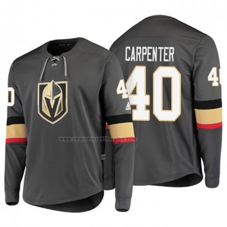 Camiseta Hockey Vegas Golden Knights Ryan Carpenter Platinum Gris