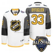 Camiseta Hockey 2016 All Star Winnipeg Jets Dustin Byfuglien Blanco