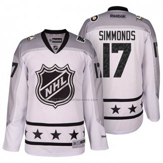 Camiseta Hockey 2017 All Star Philadelphia Flyers Wayne Simmonds Blanco