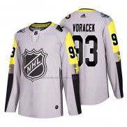 Camiseta Hockey 2018 All Star Philadelphia Flyers Jakub Voracek Gris