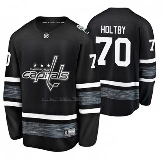 Camiseta Hockey 2019 All Star Washington Capitals Braden Holtby Negro