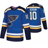 Camiseta Hockey 2020 All Star St. Louis Blues Brayden Schenn Primera Autentico Azul