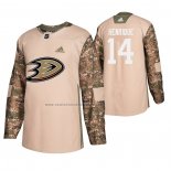 Camiseta Hockey Anaheim Ducks Adam Henrique Veterans Day Camuflaje