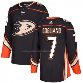 Camiseta Hockey Anaheim Ducks Andrew Cogliano Autentico Negro