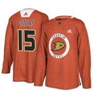 Camiseta Hockey Anaheim Ducks Ryan Getzlaf New Season Practice Naranja