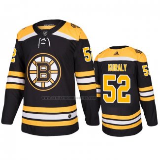 Camiseta Hockey Boston Bruins Sean Kuraly Primera Negro