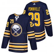 Camiseta Hockey Buffalo Sabres Jason Pominville Primera Autentico 2018 Azul