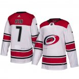 Camiseta Hockey Carolina Hurricanes Derek Ryan Autentico Segunda Blanco