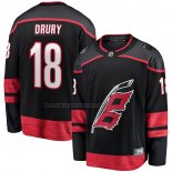 Camiseta Hockey Carolina Hurricanes Jack Drury Primera Premier Breakaway Negro