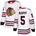 Camiseta Hockey Chicago Blackhawks Connor Murphy Road Autentico Blanco