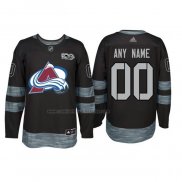 Camiseta Hockey Colorado Avalanche Personalizada Negro