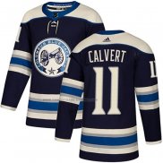 Camiseta Hockey Columbus Blue Jackets Matt Calvert Alterno Autentico Azul