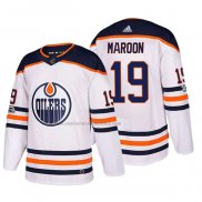 Camiseta Hockey Edmonton Oilers Patrick Maroon 2018 Blanco