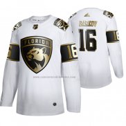 Camiseta Hockey Golden Edition Florida Panthers Aleksander Barkov Autentico Blanco