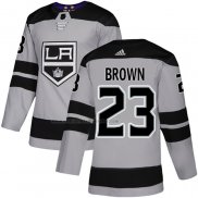 Camiseta Hockey Los Angeles Kings Dustin Brown Alterno Autentico Gris