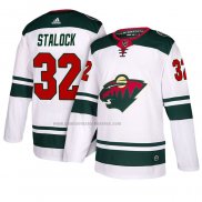 Camiseta Hockey Minnesota Wild Alex Stalock Blanco 2018 Segunda