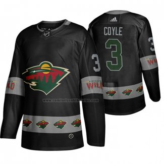 Camiseta Hockey Minnesota Wild Charlie Coyle Breakaway Negro