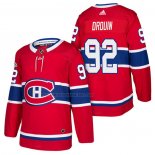 Camiseta Hockey Montreal Canadiens Jonathan Drouin Autentico Primera 2018 Rojo