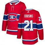 Camiseta Hockey Montreal Canadiens Nick Cousins Primera Autentico Rojo