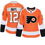 Camiseta Hockey Mujer Philadelphia Flyers Michael Raffl Autentico Jugador Naranja