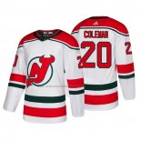 Camiseta Hockey New Jersey Devils Blake Coleman Alterno Autentico Blanco