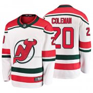 Camiseta Hockey New Jersey Devils Blake Coleman Alterno Breakaway Blanco