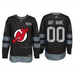 Camiseta Hockey New Jersey Devils Personalizada Negro