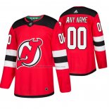 Camiseta Hockey New Jersey Devils Personalizada Primera Rojo