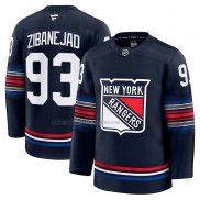 Camiseta Hockey New York Rangers Mika Zibanejad Alterno Negro