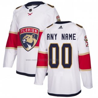 Camiseta Hockey Nino Florida Panthers Personalizada Segunda Blanco