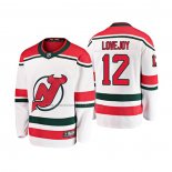 Camiseta Hockey Nino New Jersey Devils Ben Lovejoy Alterno Breakaway Blanco