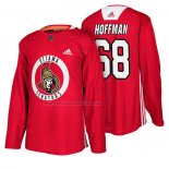 Camiseta Hockey Ottawa Senators Mike Hoffman New Season Practice Rojo