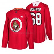 Camiseta Hockey Ottawa Senators Mike Hoffman New Season Practice Rojo