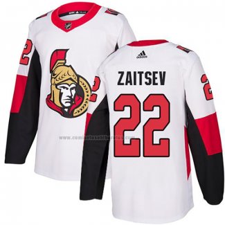 Camiseta Hockey Ottawa Senators Nikita Zaitsev Road Autentico Blanco