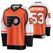 Camiseta Hockey Philadelphia Flyers Shayne Gostisbehere Premier Breakaway Retired Naranja