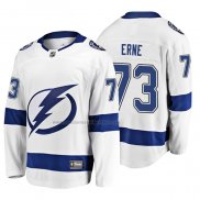 Camiseta Hockey Tampa Bay Lightning Adam Erne 2019 Segunda Breakaway Blanco