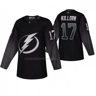 Camiseta Hockey Tampa Bay Lightning Alex Killorn Alterno Negro