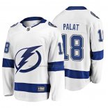 Camiseta Hockey Tampa Bay Lightning Ondrej Palat 2019 Segunda Breakaway Blanco