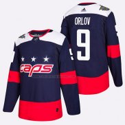 Camiseta Hockey Washington Capitals Braden Holtby 2018 Stadium Series Azul